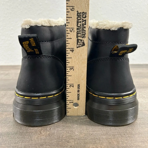 NEW Dr. Martens Bonny Faux Shearling Lined Casual Lace Up Boots - Picture 9 of 9